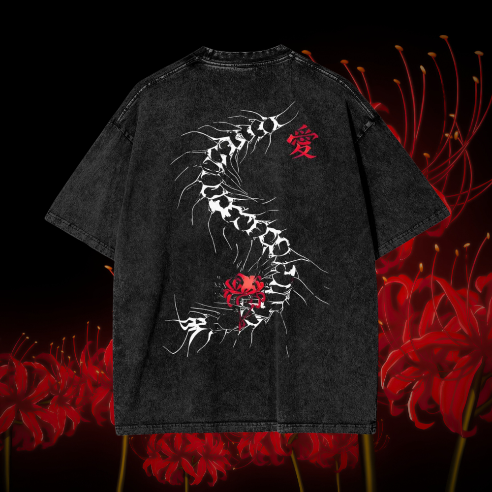 Tokyo Ghoul Centipede Vintage Oversized Lifting Shirt