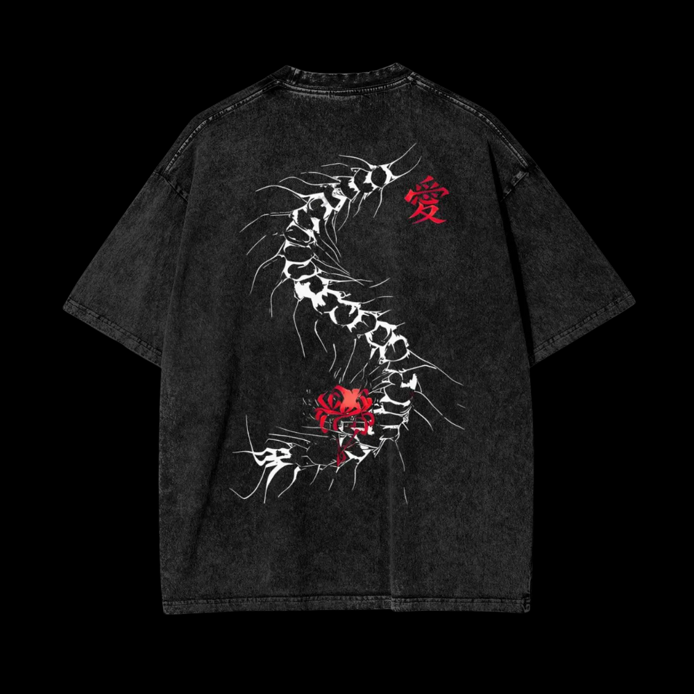 Tokyo Ghoul Centipede Vintage Oversized Lifting Shirt