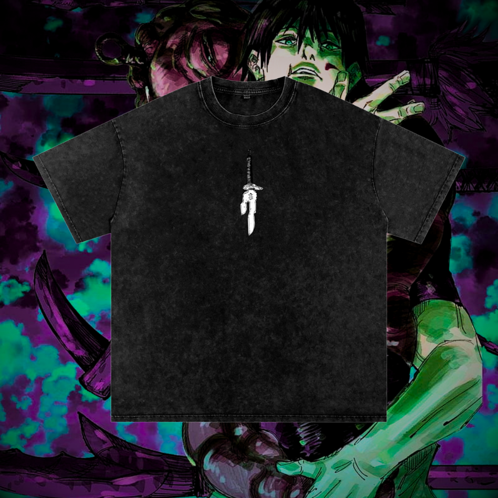 Toji Fushiguro Vintage Oversized Lifting Shirt