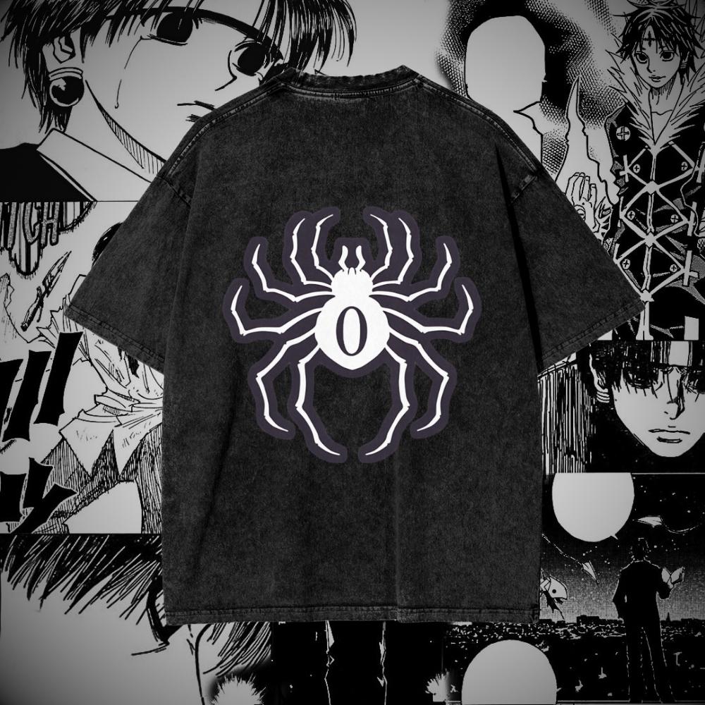 Chrollo Lucifer Vintage Graphic Oversized Lifting Shirt