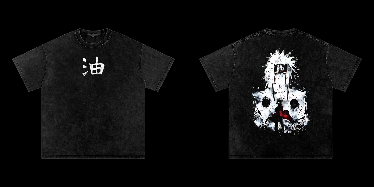 Jiraiya Vintage Oversized Lifting Shirt