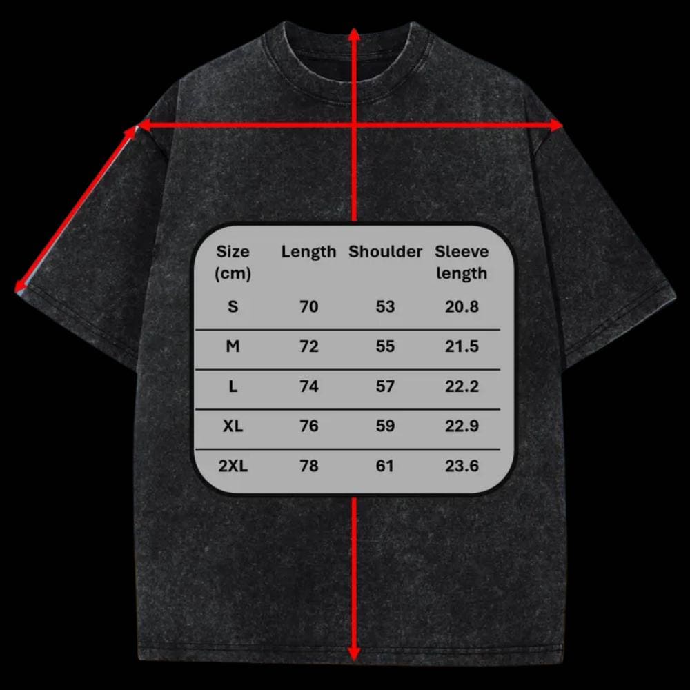 Ten Shadows Technique Vintage Graphic Oversized Lifting Shirt