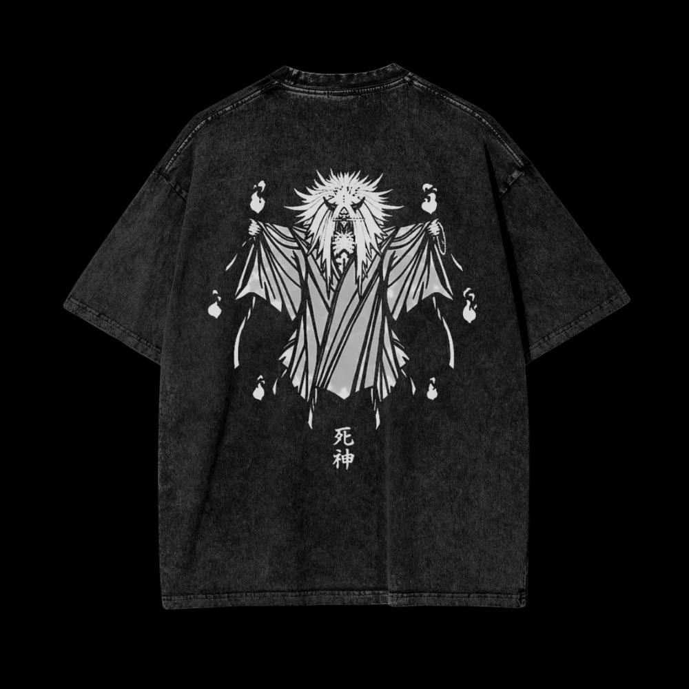 Naruto Seal Demon Vintage Oversized Graphic Lifting T-Shirt