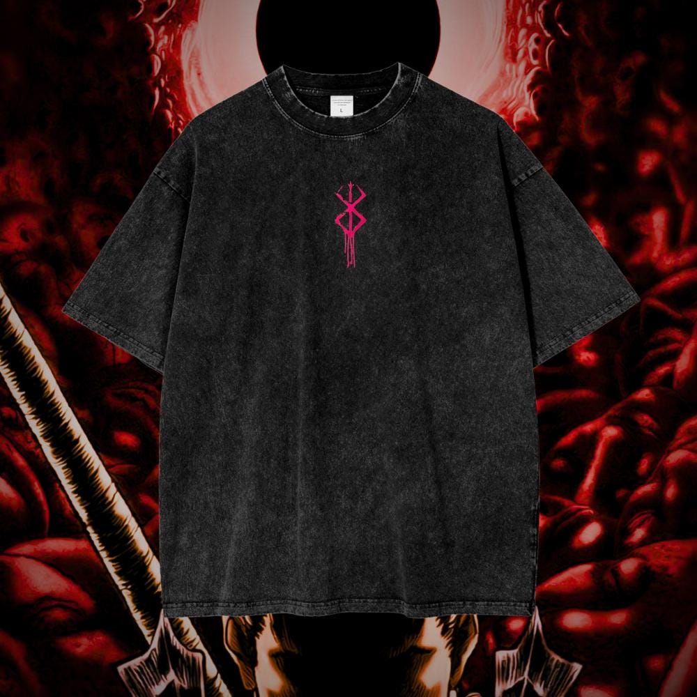 Berserk Thousand Sword Hill Vintage Oversized Graphic Lifting T-Shirt