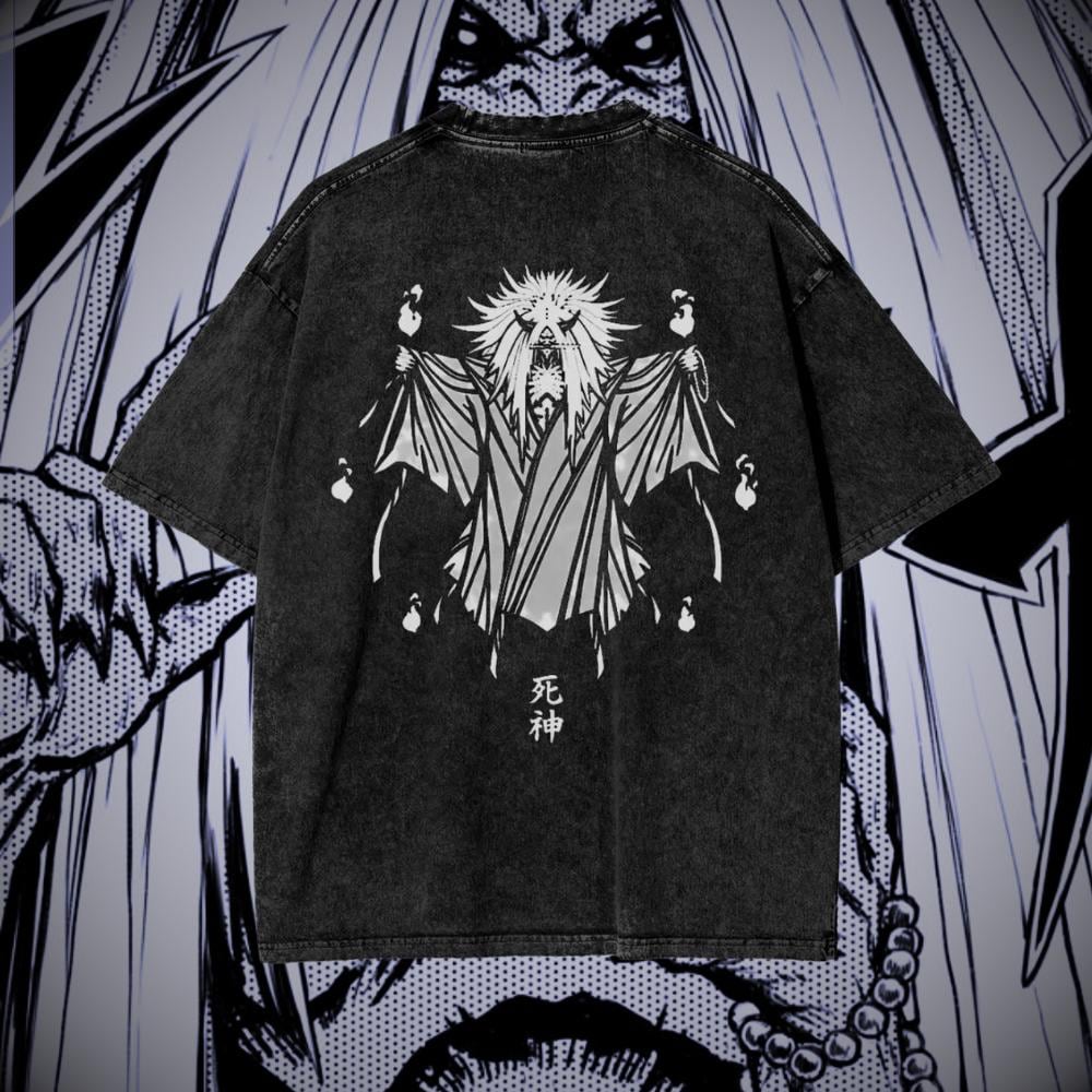 Naruto Seal Demon Vintage Oversized Graphic Lifting T-Shirt